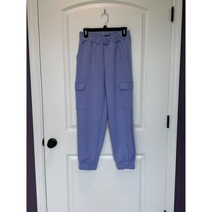 NWOT Express Cargo Jogger Pants Purple Size Small